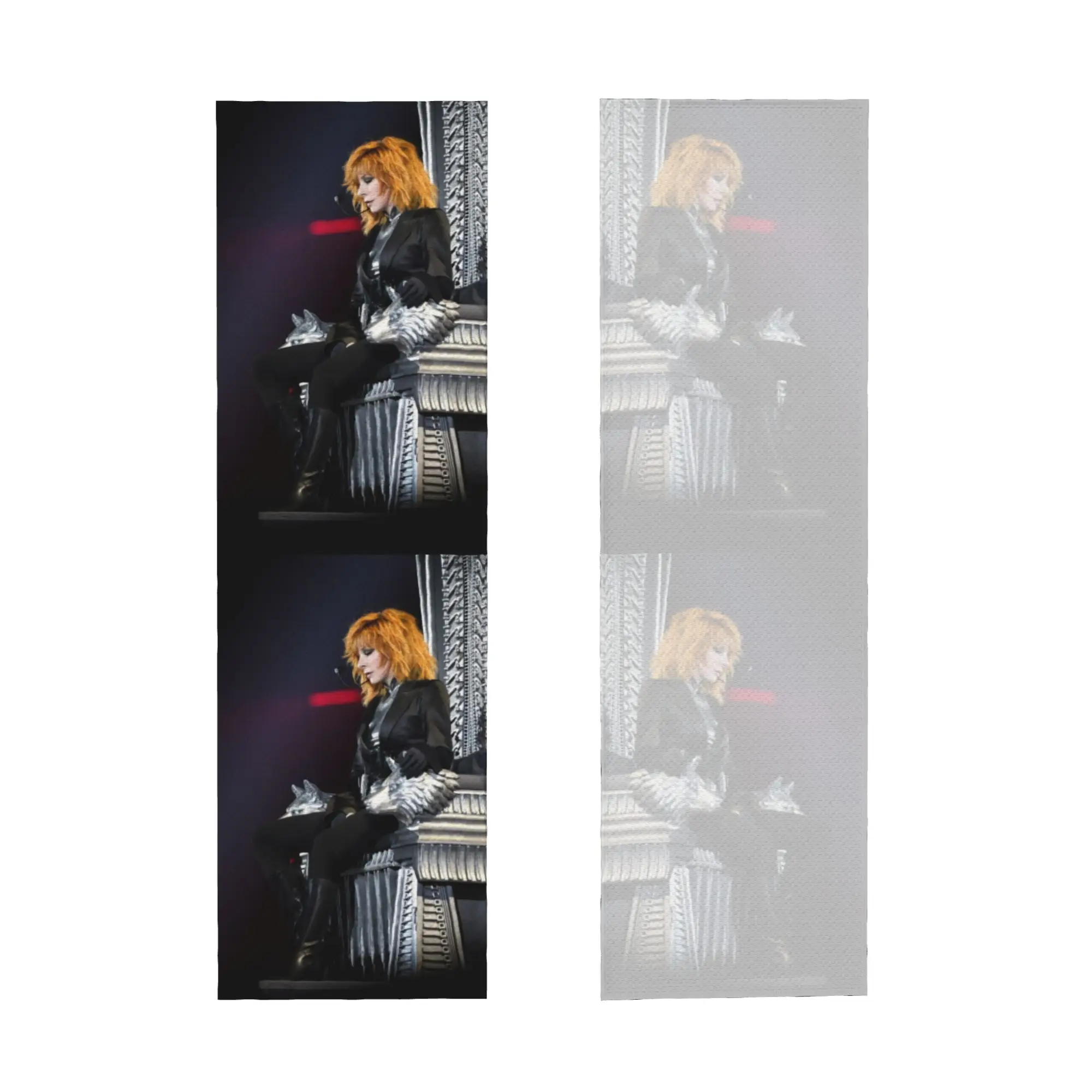 Cold Exercise Towel Mylene Farmer Beach Sports Yoga Towel Swimming Camping Towel Refreshing Sports Scarf Face Towels