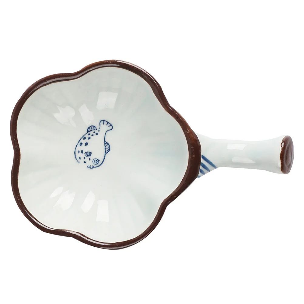 

1Pcs Ink Dish Ceramic Smooth Surface Ink Brush Washing Tray Calligraphy Tool Study Pen Holder Ceramic Water Pot