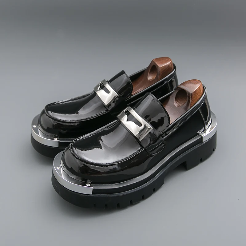 

Men's Shoes Fashion Black Leather Loafers Designer Business Dress Shoes for Men Luxury New Casual Shoes Men Sneakers Spring Shoe