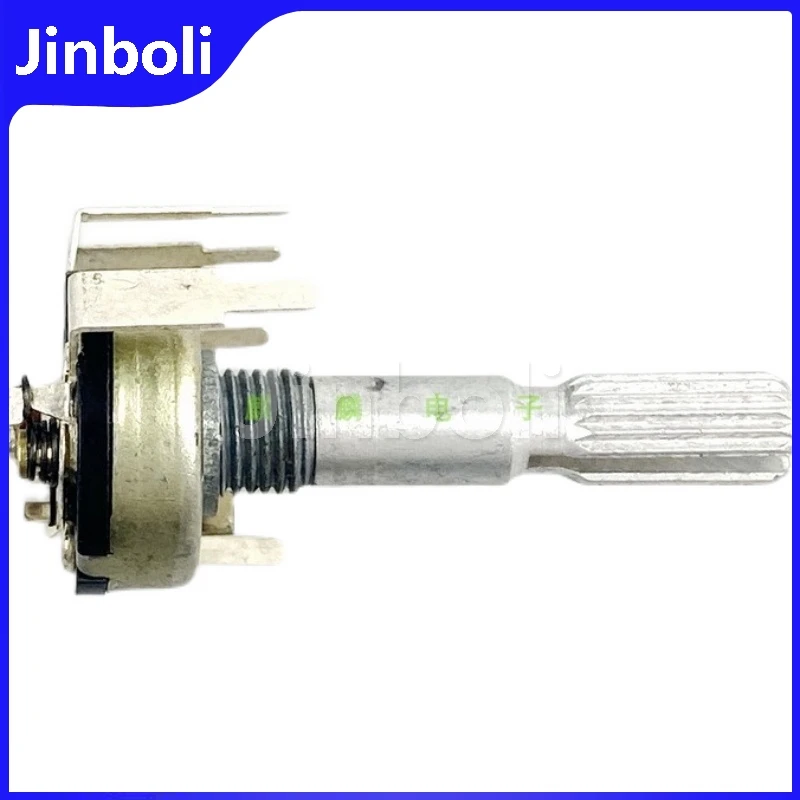 2PCS RV17 Type 5-foot Inner Bent Foot With Rotary Switch Single Potentiometer D10K Dimming And Speed Control Handle Length 30mm