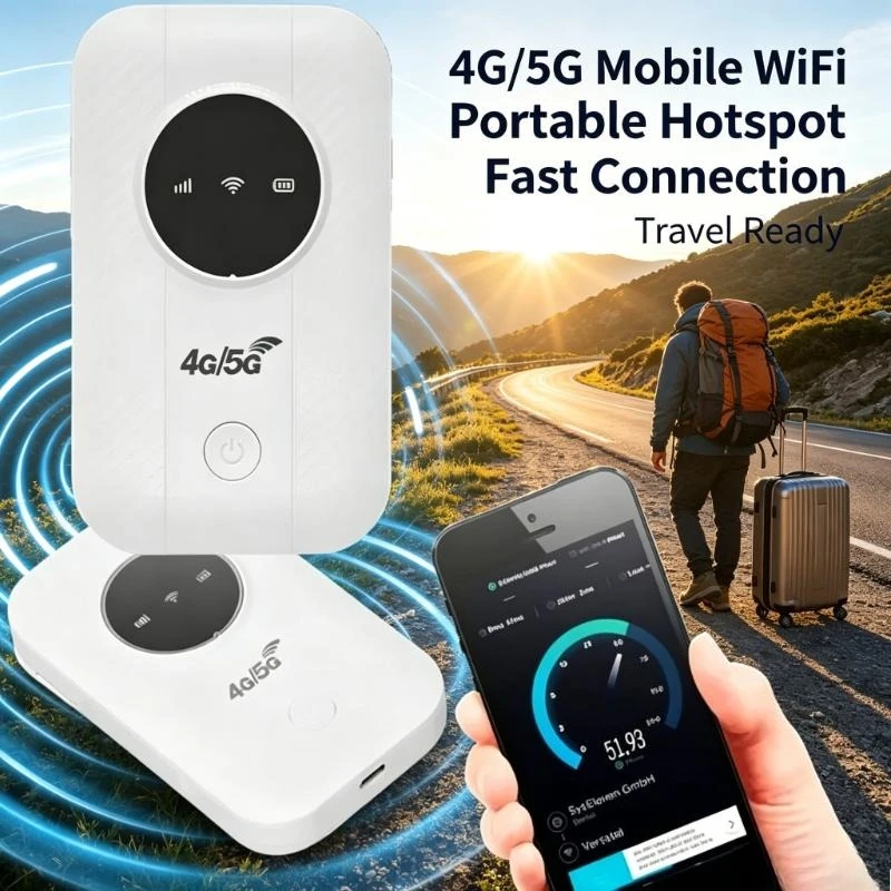 USB Operated Portable Internet Hotspot, 300Mbps 4/5G Pocket Wifi Router Supports Asian And European Network Frequency Bands
