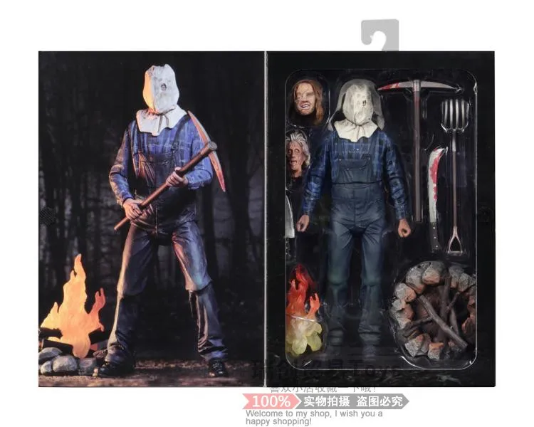 Neca Friday The 13th Figures Toys Freddy Jason Voorhees Blood Ultimate Jason Action Figure PVC Collectible Model Halloween Gift