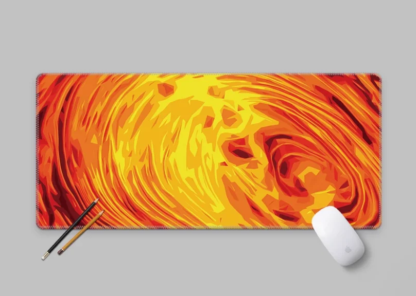

Ink Water Deep Sea Vortex Personalized Design Mouse Pad Super Large High Quality Waterproof Natural Rubber Mausepad Accessories