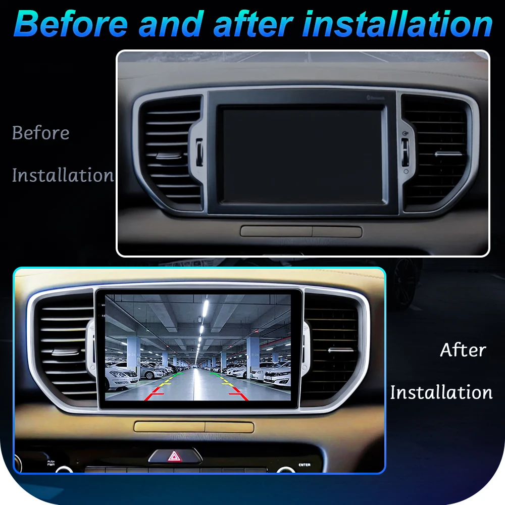 Car Multimedia Radio For KIA Sportage 4 2016-2019 Wireless Android Carplay Auto QLED Screen Stereo 4G Wifi No 2din DVD Bluetooth