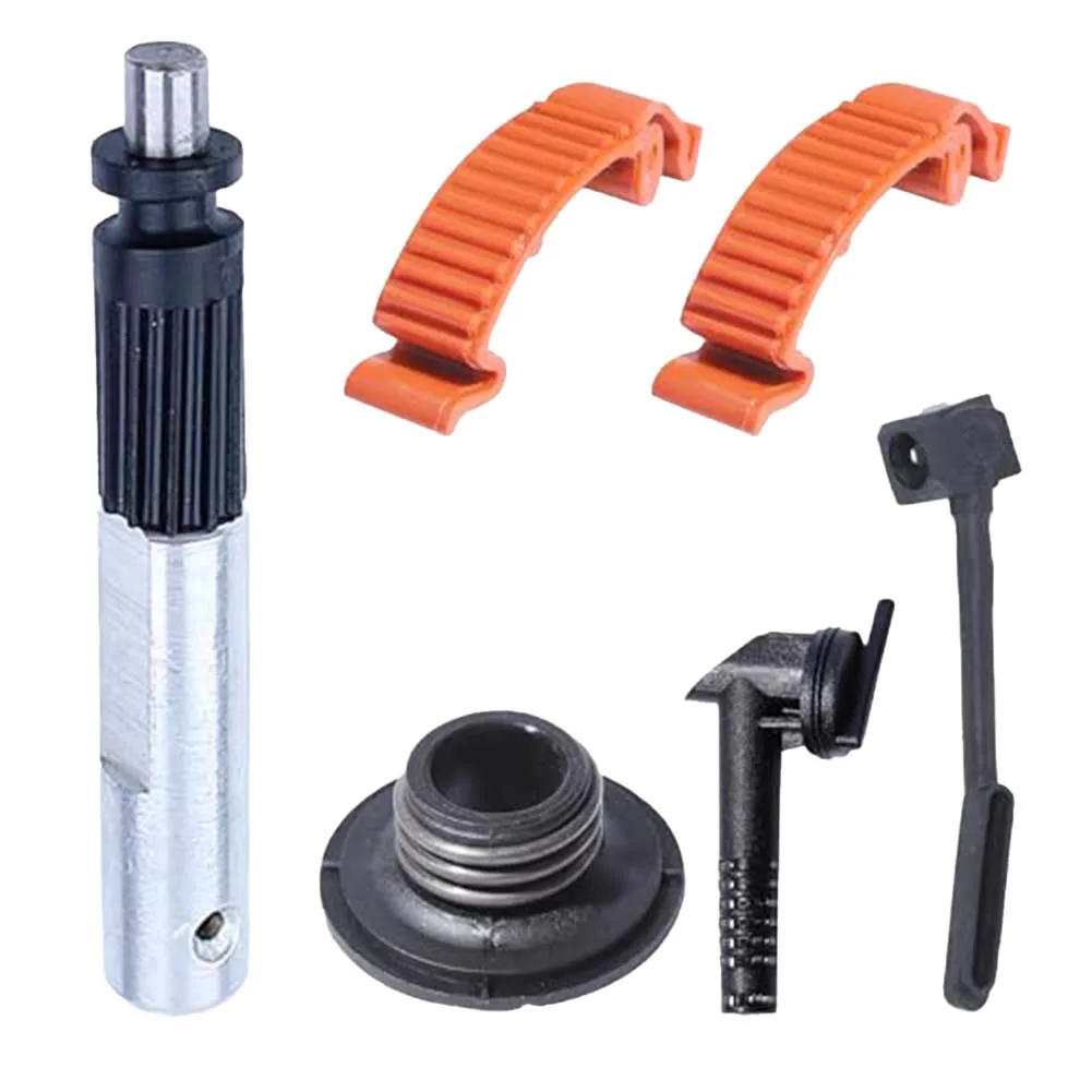 Oil Pump Assy Kit Including Pressure Line Hose Impeller and Oil Pump with Crankcase for Chainsaw 435 440E 445 450 450E 340