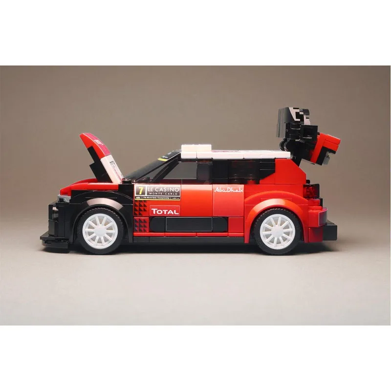 

MOC-121317 Новый классический C3 WRC спортивный гоночный автомобиль, строительный блок, модель 393, детали MOC, креативная детская игрушка на день рождения для мальчиков