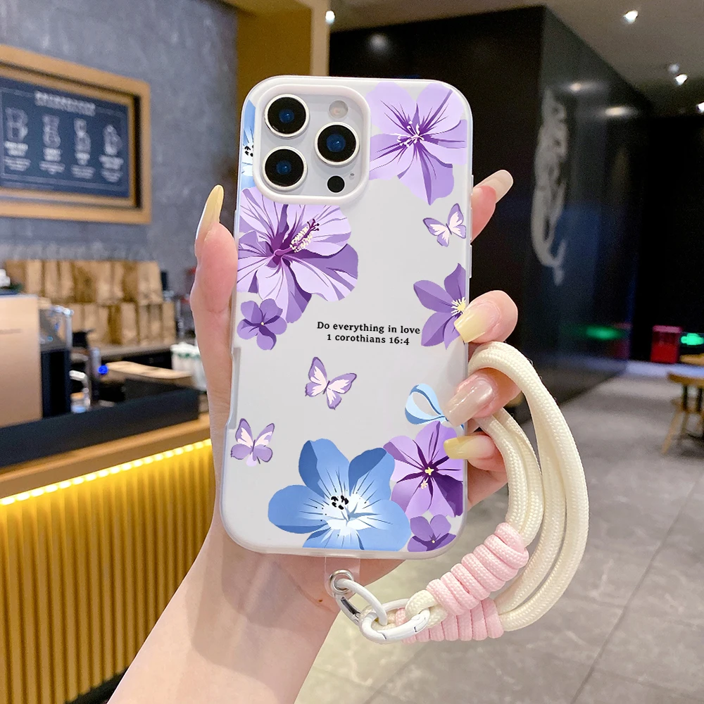 Fioletowe Kwiaty Motyle 2w1 Et – Phone Cases Purple recenzja i cena