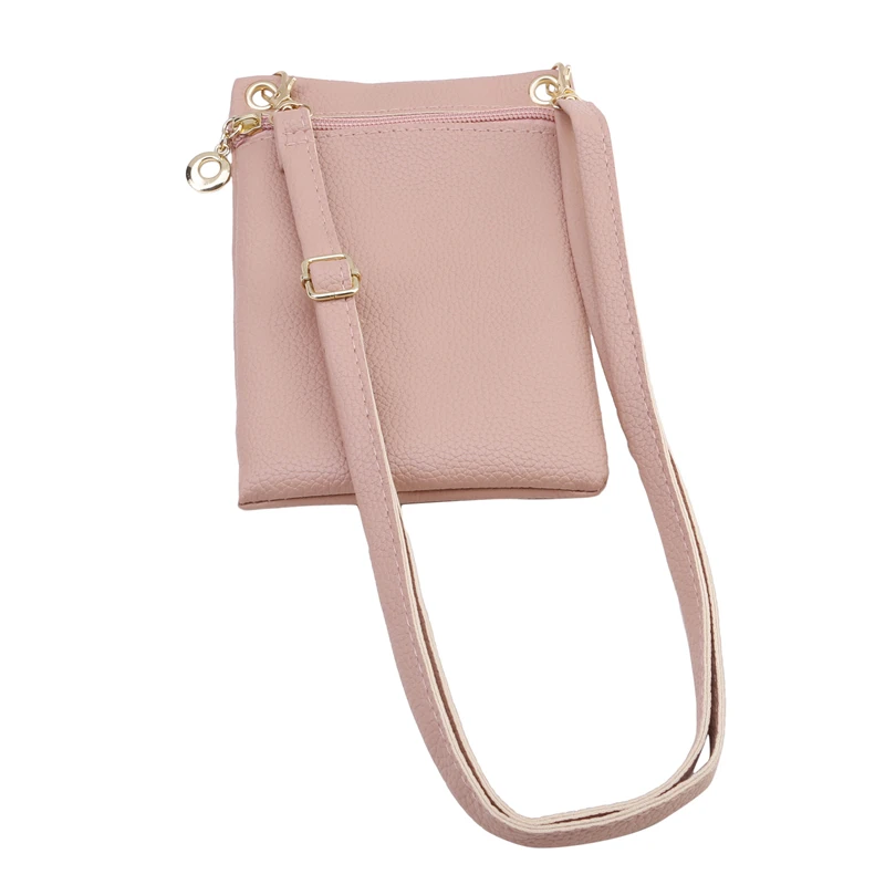 Mini Crossbody Bag PU Litchi Pattern Personalized Fashion Phone Bag Sweet Women\'s Convenient Shoulder Bag Purses And Handbags