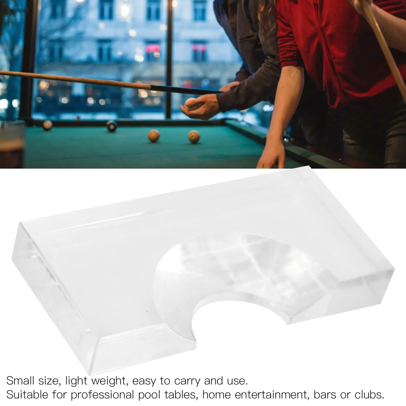علامة موضع كرة البلياردو من الأكريليك الشفاف لتحديد موقع أداة محاذاة ملحقات حمام السباحة