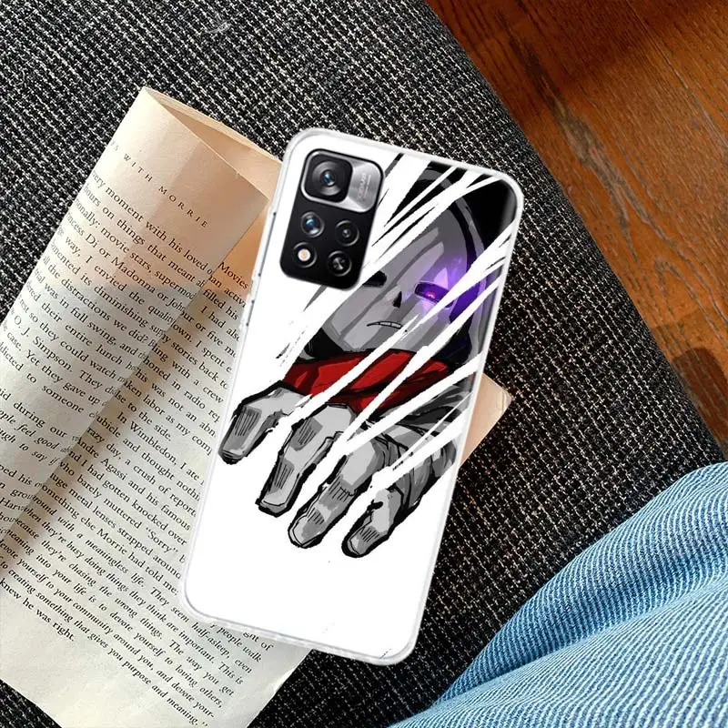 Game Undertale Phone Case For Xiaomi Redmi Note 11 11S 11T 5G 11E 10S 10 12S 12 Pro Plus 9S 9T 9 8T 8 7 6 5 Capa Coque Fundas TP image 2