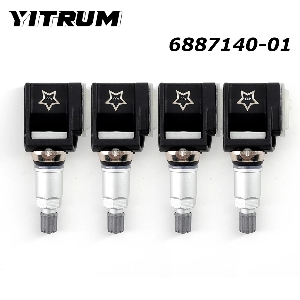 

Автомобильный TPMS датчик YITRUM 6887140-01 6887140 для Mercedes-Benz E Class CLA CLS Sprinter BMW X4 X5 X6 X7 7 серии Alpina XD4 433 МГц