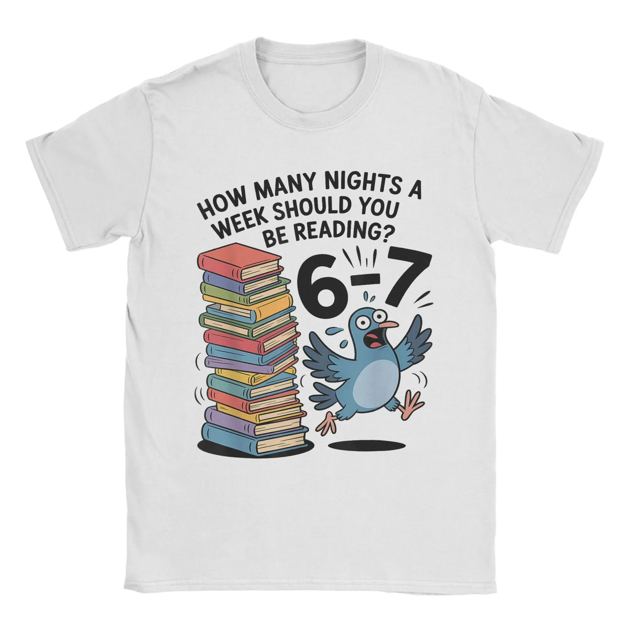 

Teacher 67 How Many Nights A Week Should You Be Reading 6 7 T Shirt Summer Hipster T-Shirts Men Cotton O-Neck Top Tees Gift