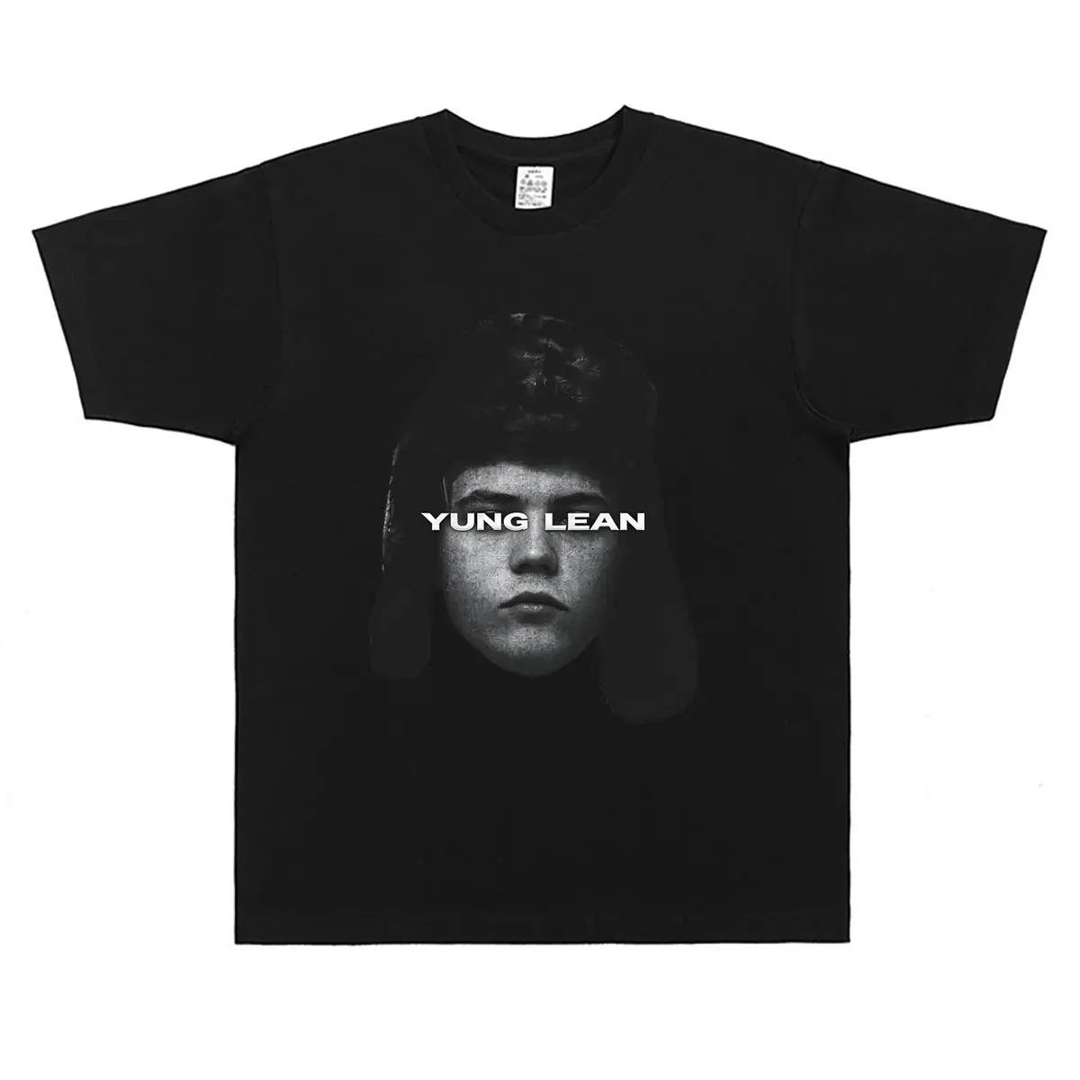 Rapper Yung Lean Head Graphic Print T Shirt Men Women Hip Hop Retro Oversized T-shirt Male Fashion Casual Short Sleeve T-shirts