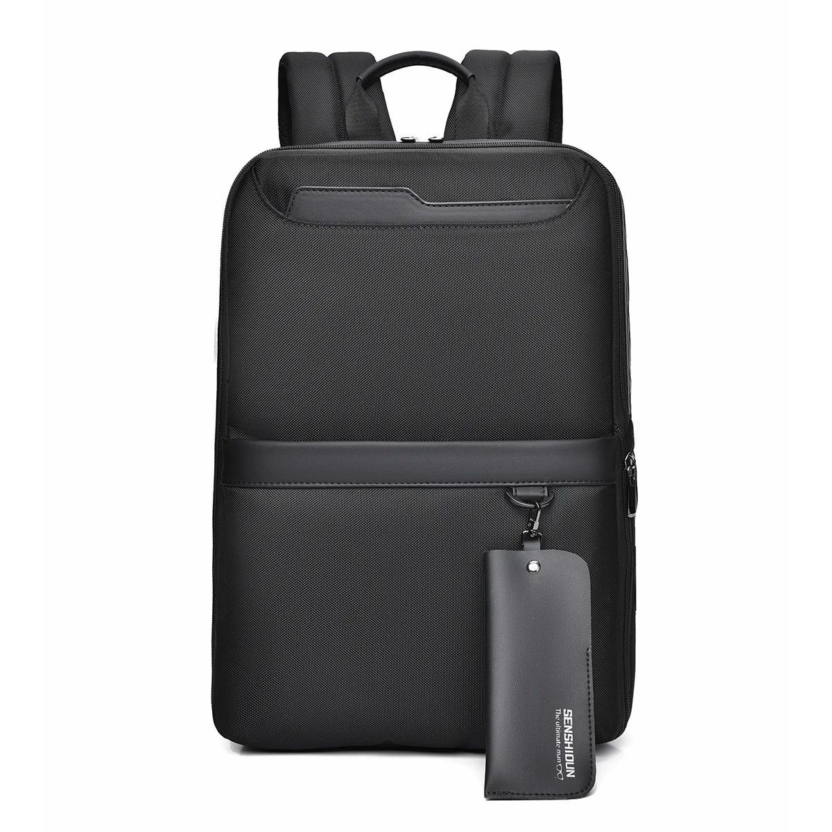 

Business Men's Laptop Backpack Large Capacity Multi-Functional Waterproof Anti-Splash Simple Commuting Computer Bag