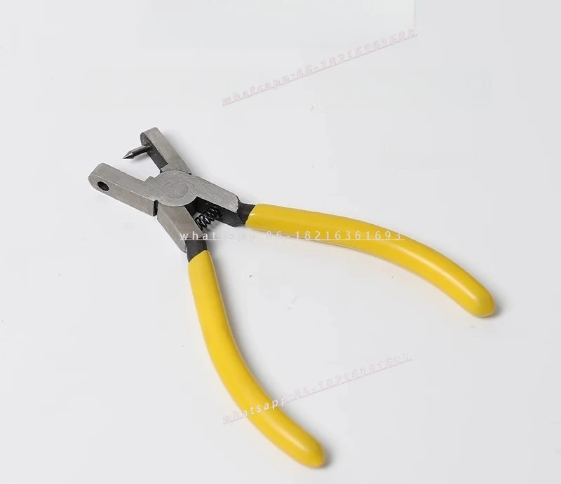 Burnt glass ring tungsten steel needle punching manual DIY lamp tool
