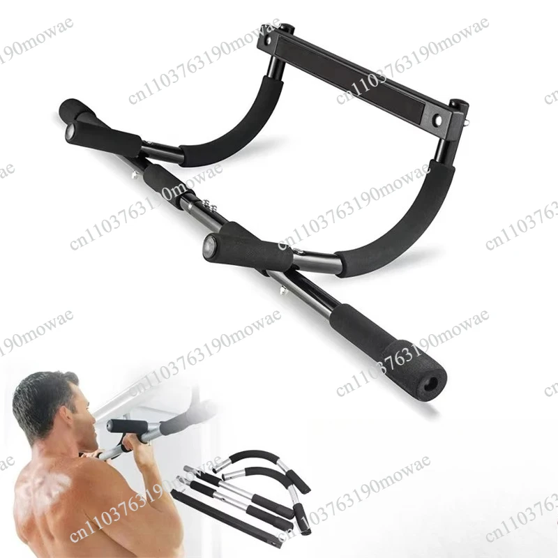 Adjustable fitness door frame doorway pull wall chin up bar