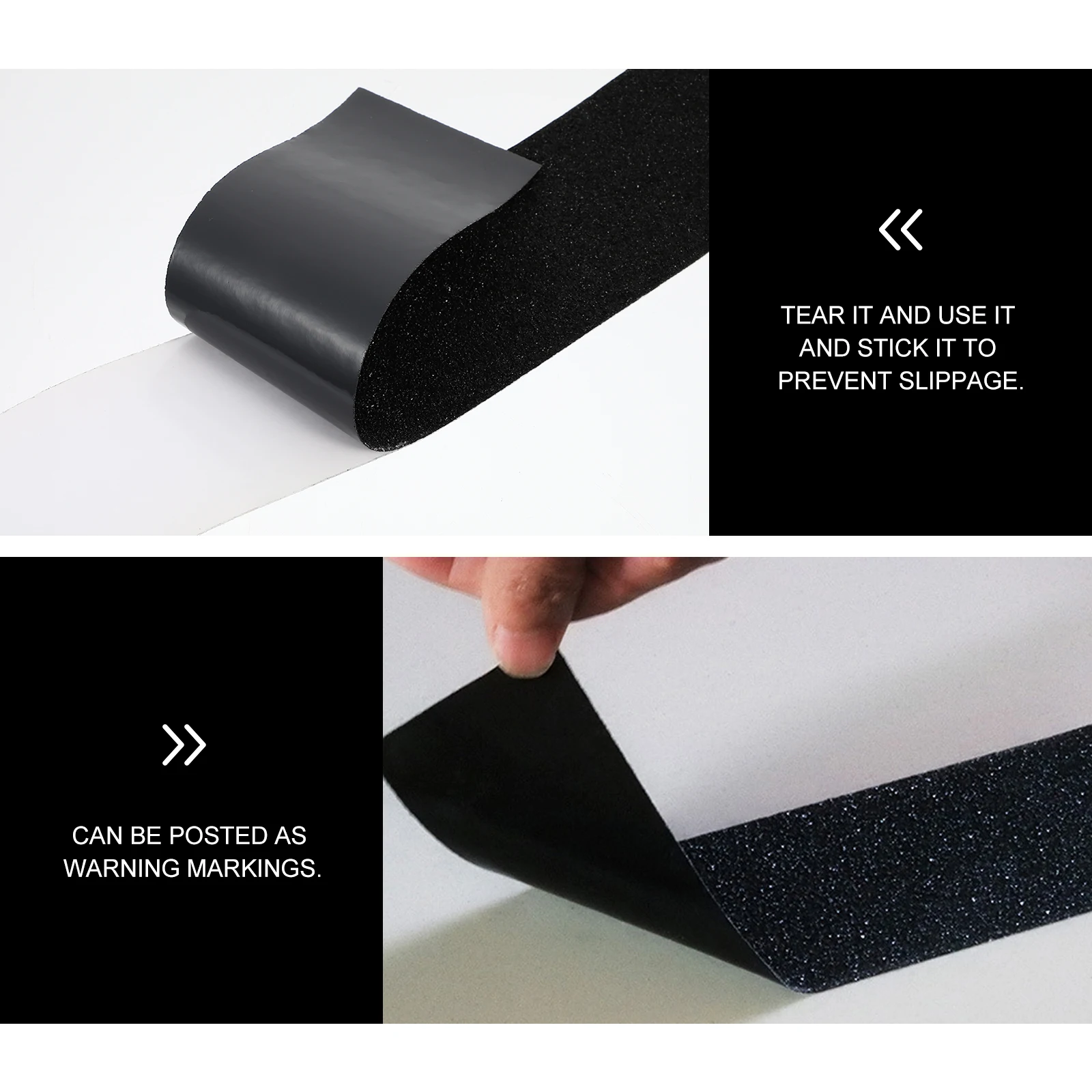 

5m Anti Slip Tape PVC Matte Stair Treads Black Floor Adhesive Safety Strips Thick Grip Stairs Markings Non Slip Building Tools