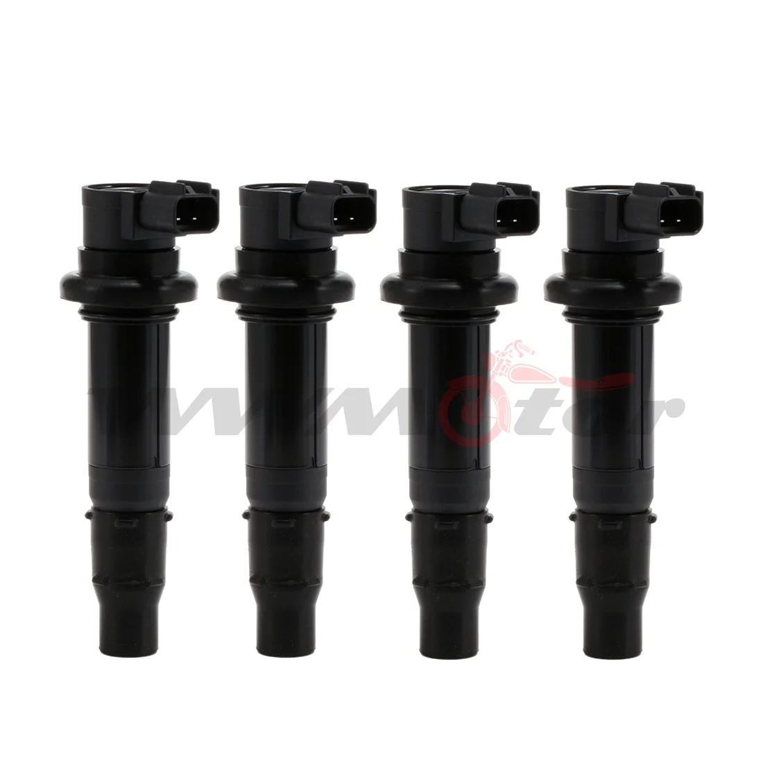 4xMotorcycle Ignition Spark Plug Coil For Yamaha YZF R1 2002-2006 YZF R6 2006-2007 YZF R6S 2003 F6T558 5VY-82310-00-00 FZ1 06-15