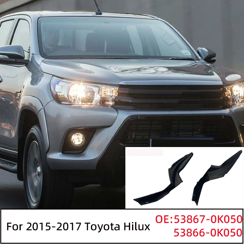 Tampa de vedação do limpador de para-brisa dianteiro e da roda para Toyota Hilux 2015-2017 HILUX 53867-0K050 53866-0K050