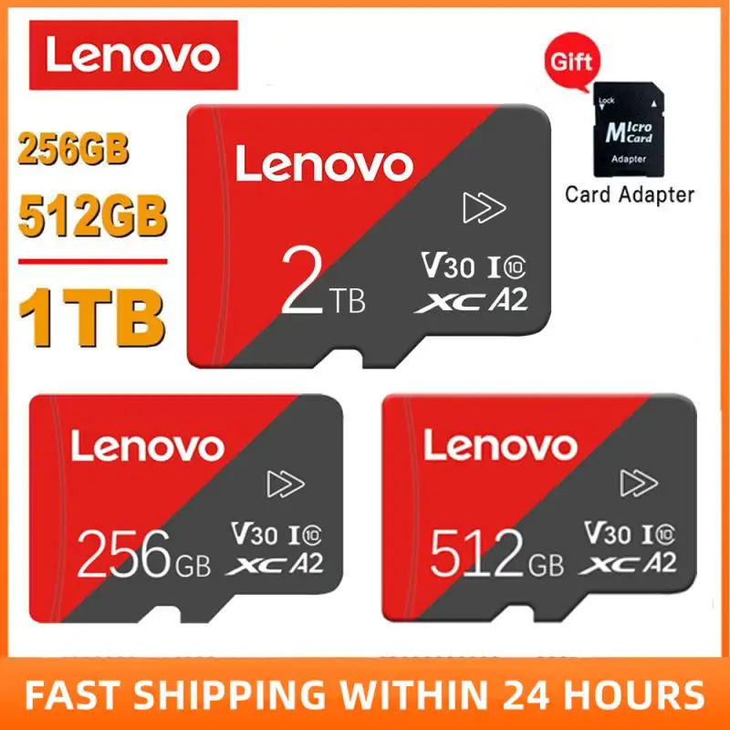 Lenovo Original Memory Card Video Card A2 C10 Mini SD Card 512GB Micro TF SD Card For R4 Card Nintendo Ds Fast Shipping