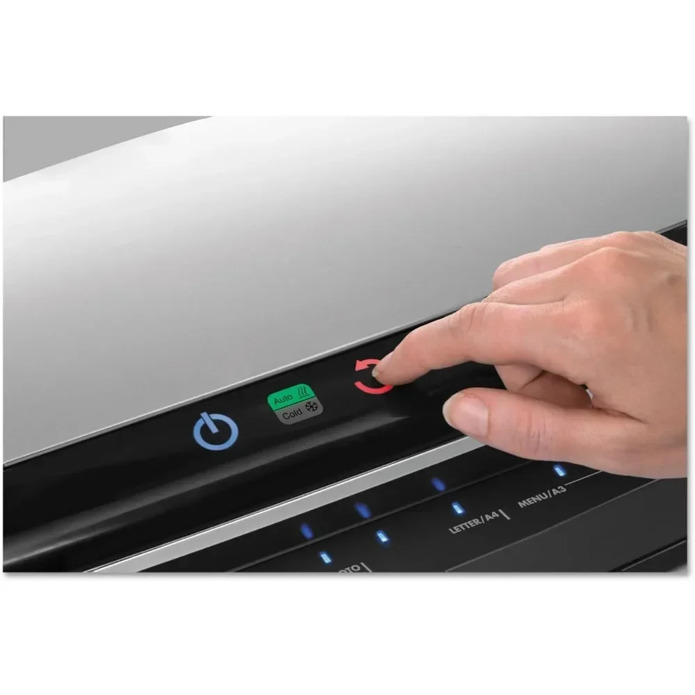 Jupiter 2 125 Laminator with 10 Pouches, 12.5 Inch (5734101), Black & Grey