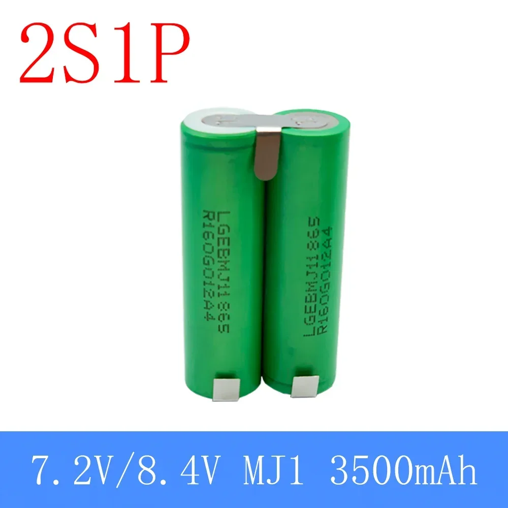 Przesyłka lotnicza 2S1P 1S3P 3S2P 4S2P 5S2P 8,4 V 3,7 V 10,8 V 16,8 V 18 V Akumulator MJ1 18650 3500 mAh do akumulatora wkrętarki 18 V