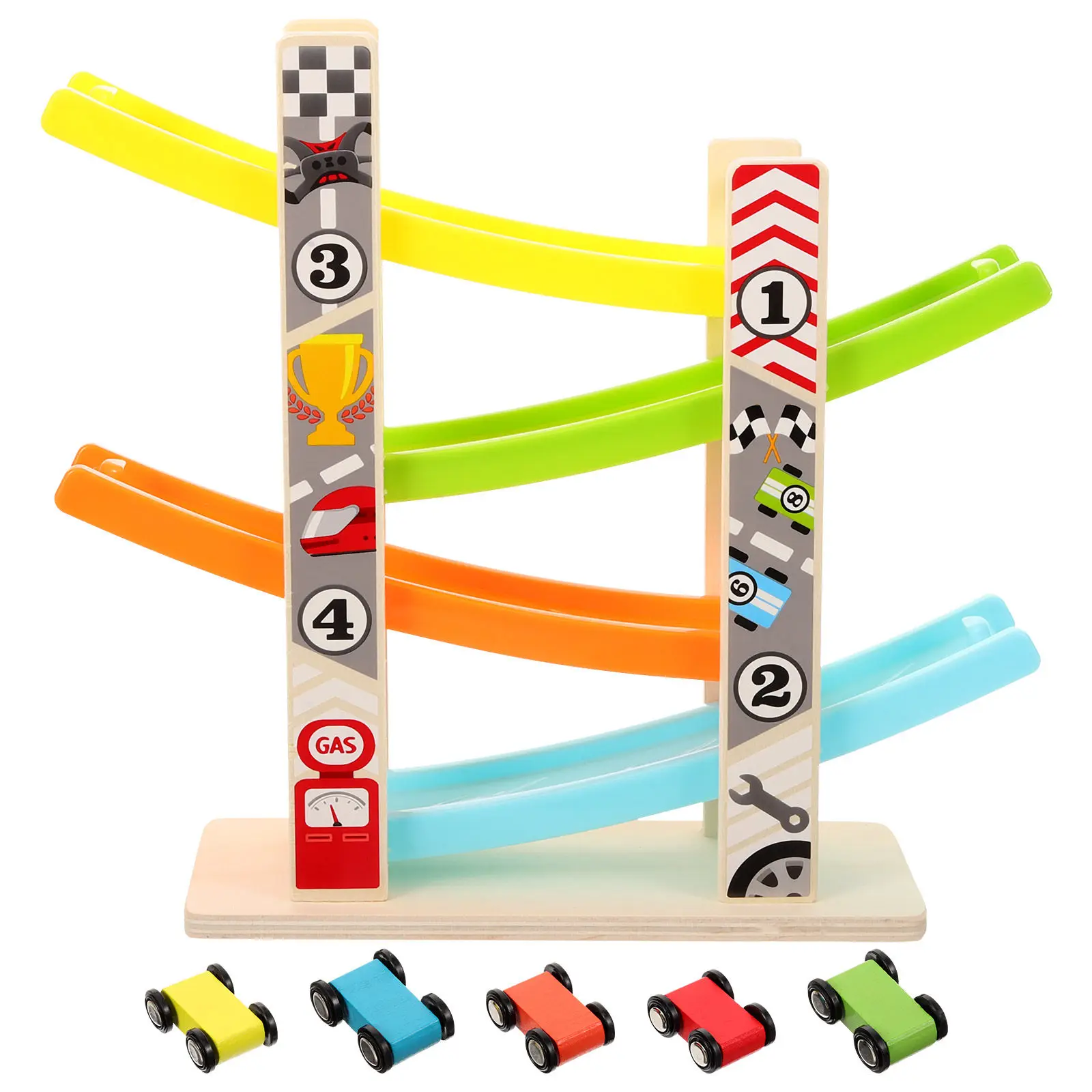 1 conjunto de brinquedo de madeira de quatro camadas para crianças, jogo educativo para desenvolvimento da coordenação motora