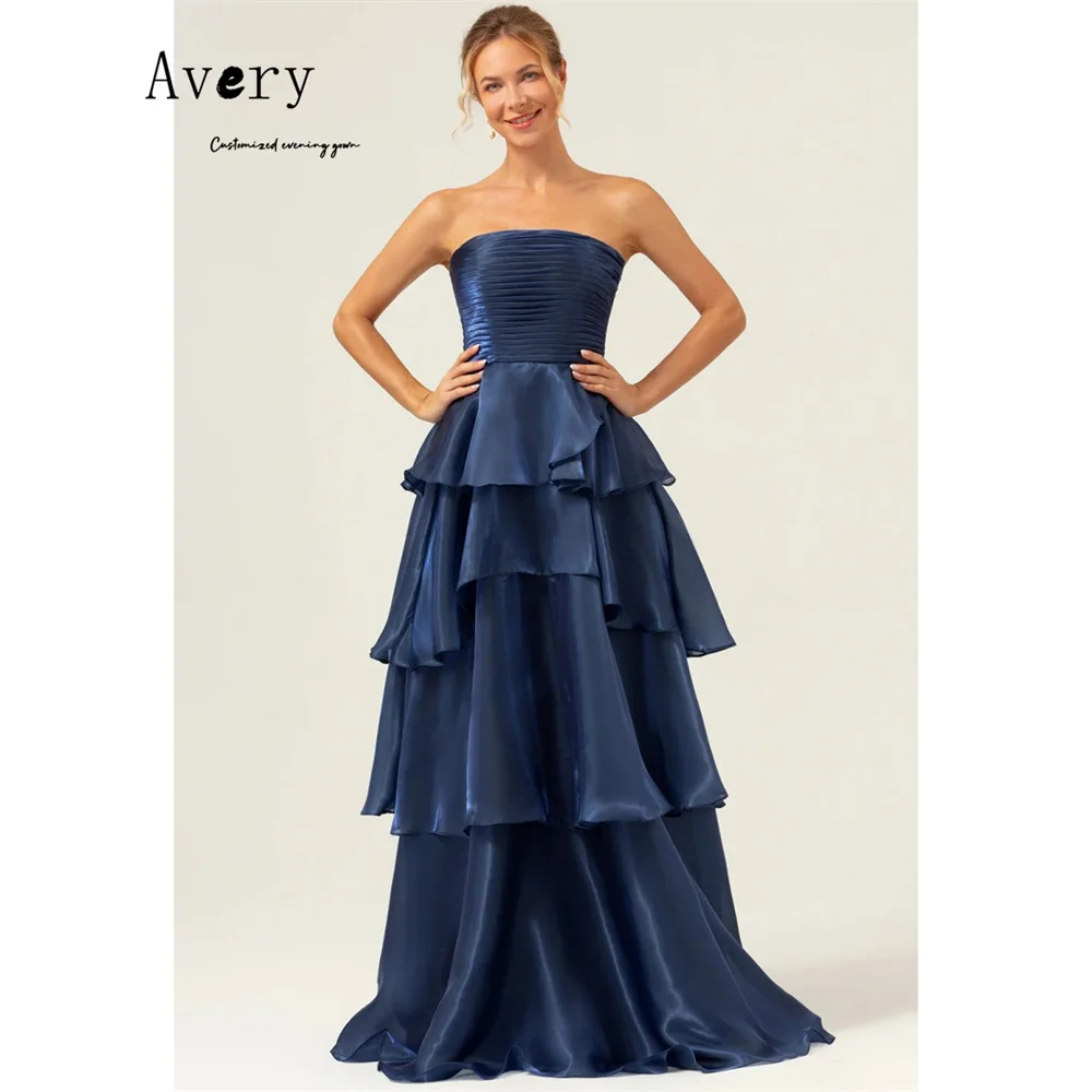 

Avery Custom A-line Tube Top Sleeveless Off-shoulder Bespoke Occasion Dresses 2025 Woman Luxury Evening Dress Women's Ball Gown