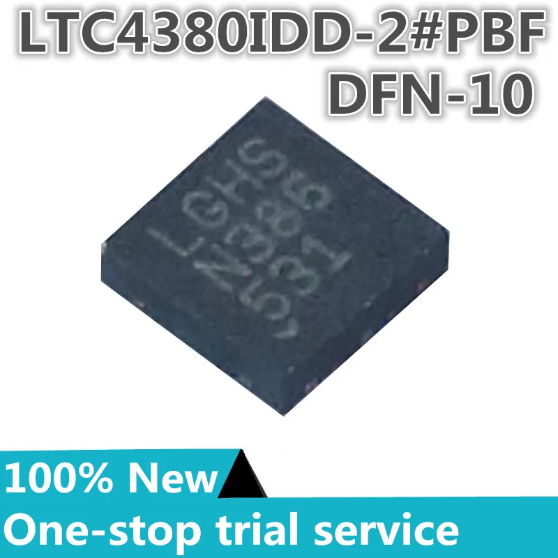 

2-100pcs %New original LTC4380IDD-2#PBF LTC4380IDD-2#TRPBF DFN10 Silkscreen LGHS monitoring and reset chip