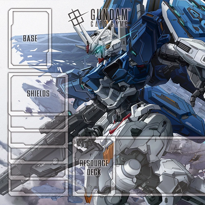 Mata do gry w karty GUNDAM, antypoślizgowa podkładka do gier planszowych, duża mata na stół do TCG, mata pod mysz z motywem anime, mata na biurko, akcesorium do podkładki pod mysz. — zdjęcie produktu 2