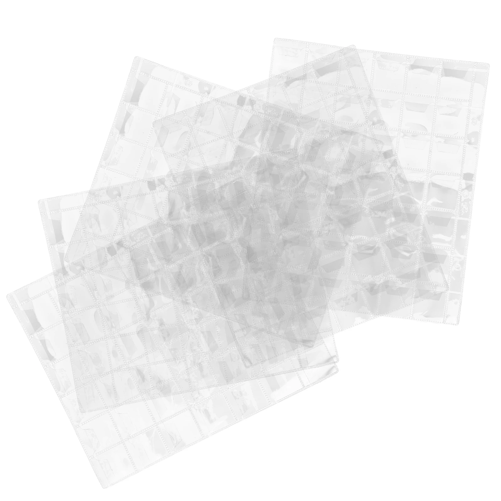 5Pcs Coin Collection Holder Album 42 Pockets Transparent Coin Organizer Book for Collectors Banknotes Storage Collecting Book