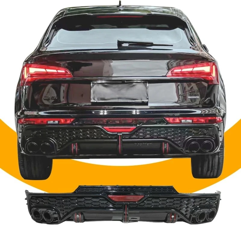 

Auto Parts RSQ5 Rear Diffuser Rear Bumper Diffuser Body Kit Suitable For Audi Q5 Sportback 2022 2021