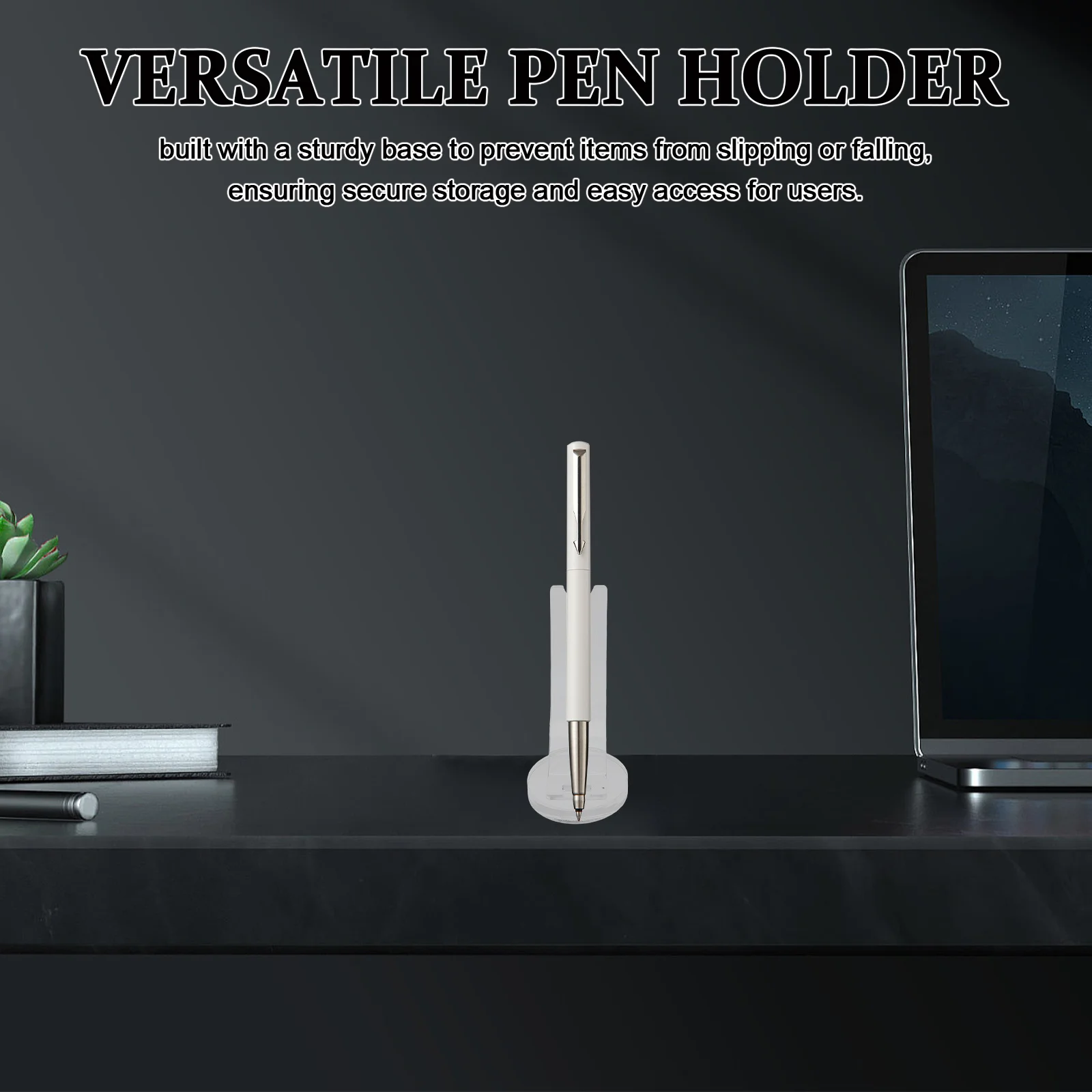 3Pcs Transparent Stift Display Stand Acryl Make-Up Pinsel Halter Multifunktionale Desktop-Organizer für Schule Büro Shop Bleistift