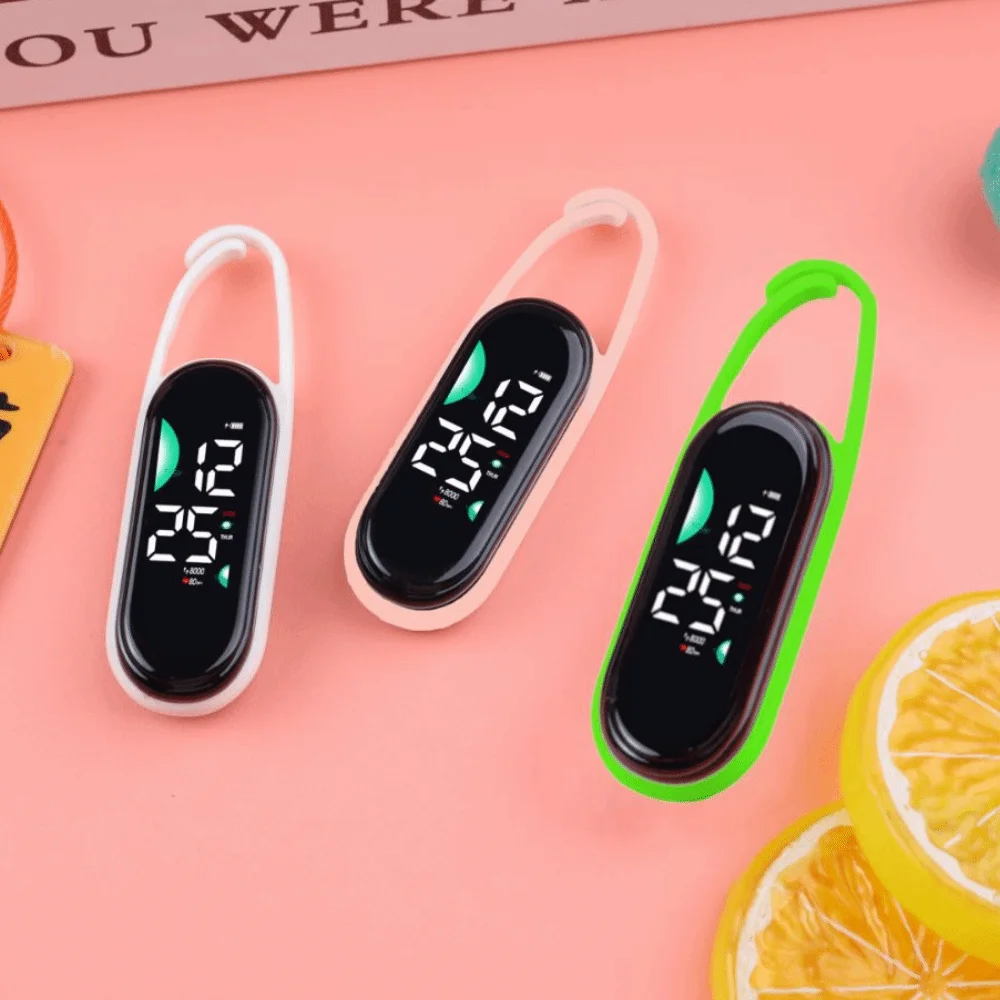 LED Electronic Hanging Watch Portable Waterproof Pocket Watch Pocket Style Digital Display Luminous Pocket Watch