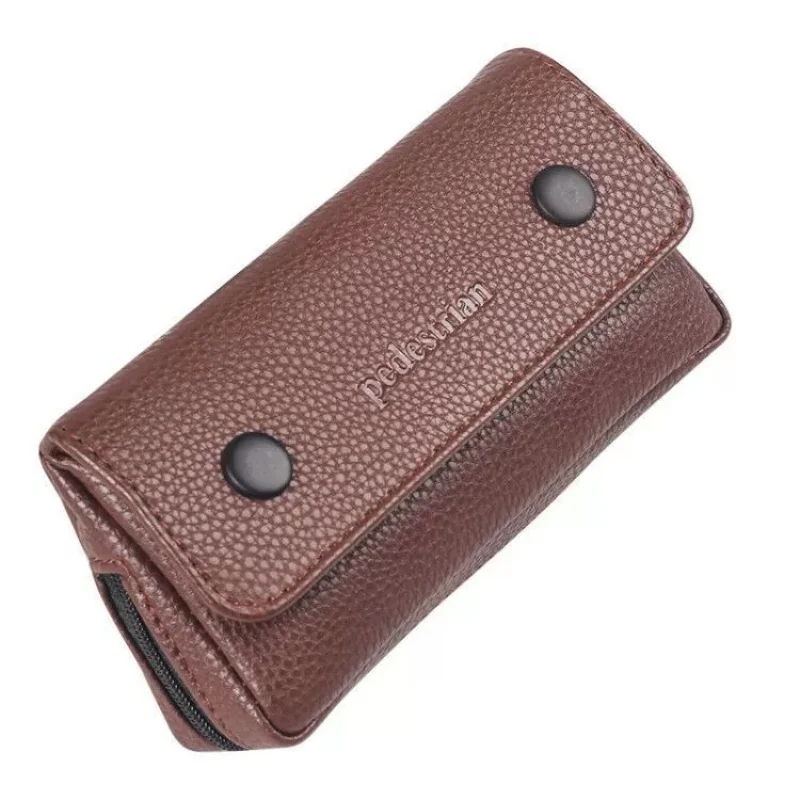 Premium Leather Tobacco Smoke Pipe Bag: Elegant Storage For Your Pipes, Ensuring Protection & Style In Every Smoking Experience
