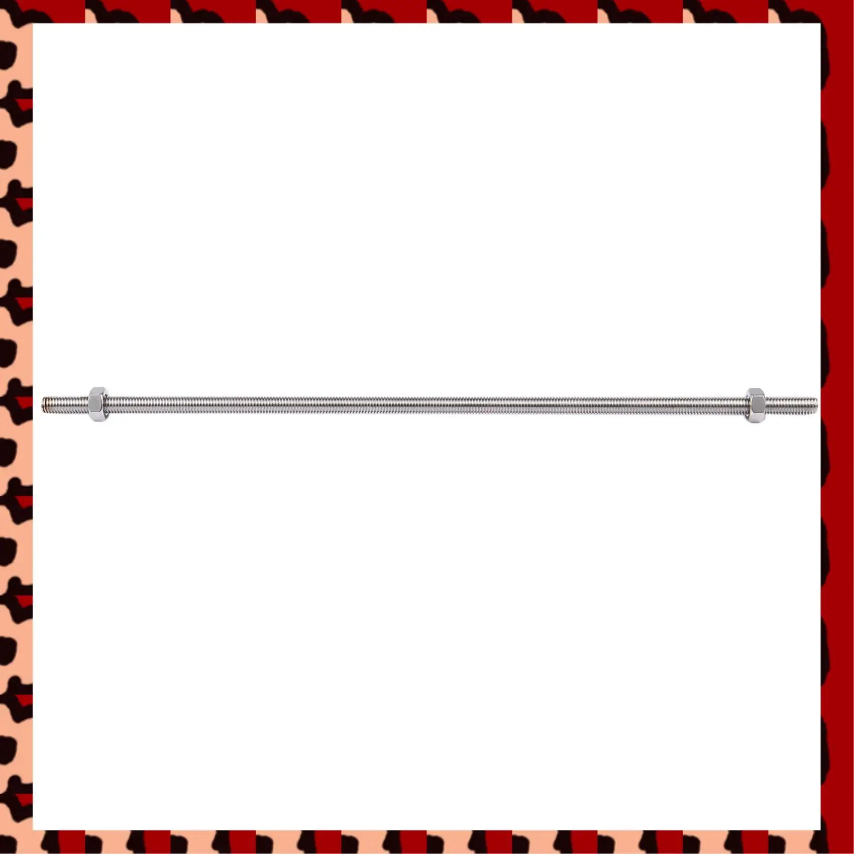 

A72P 3X 320 мм X M8 Резьбовой стержень из нержавеющей стали Стержень серебристого тона