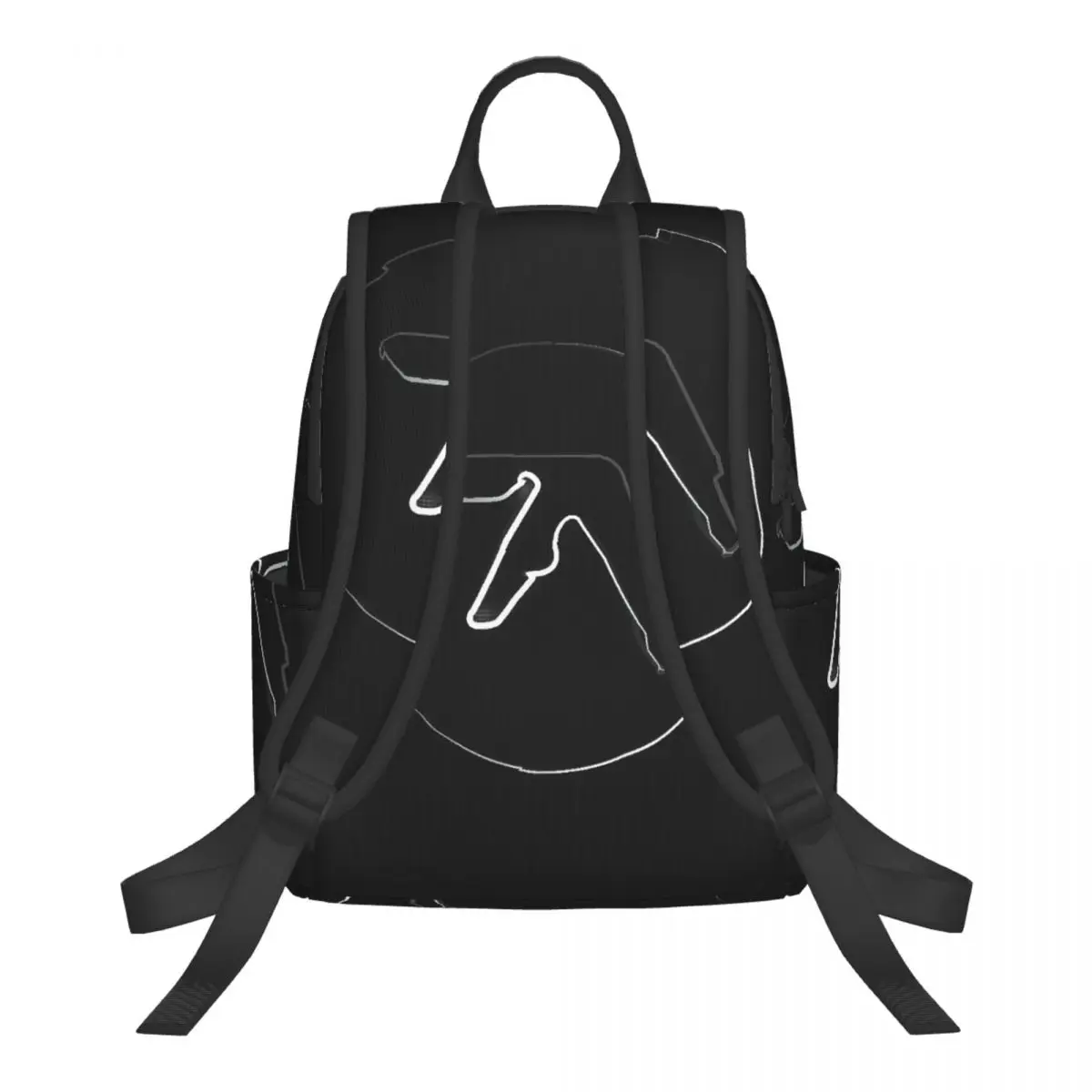 Aphex Twin Creative Y2K Logo  Student Backpack School Bag Hiking Travel Daypack for Boys Girls Bookbag Shoulder Bags