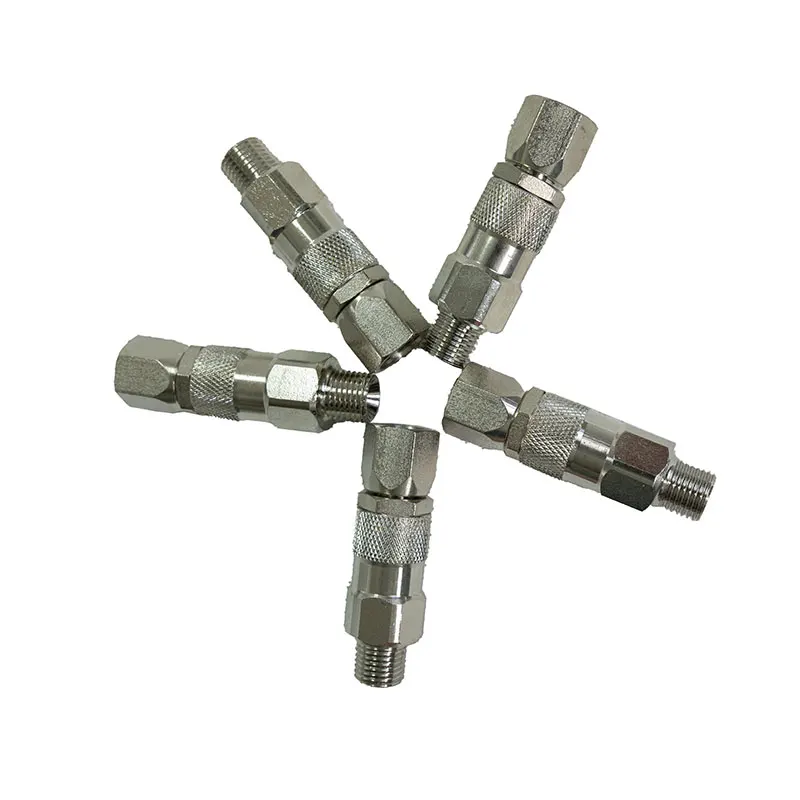 1/4 to 1/4 Airless High Pressure Spray Gun Flexible Rotation Pipe Connector Fit For Airless Spray Gun Pressure Spray Hose Swivel
