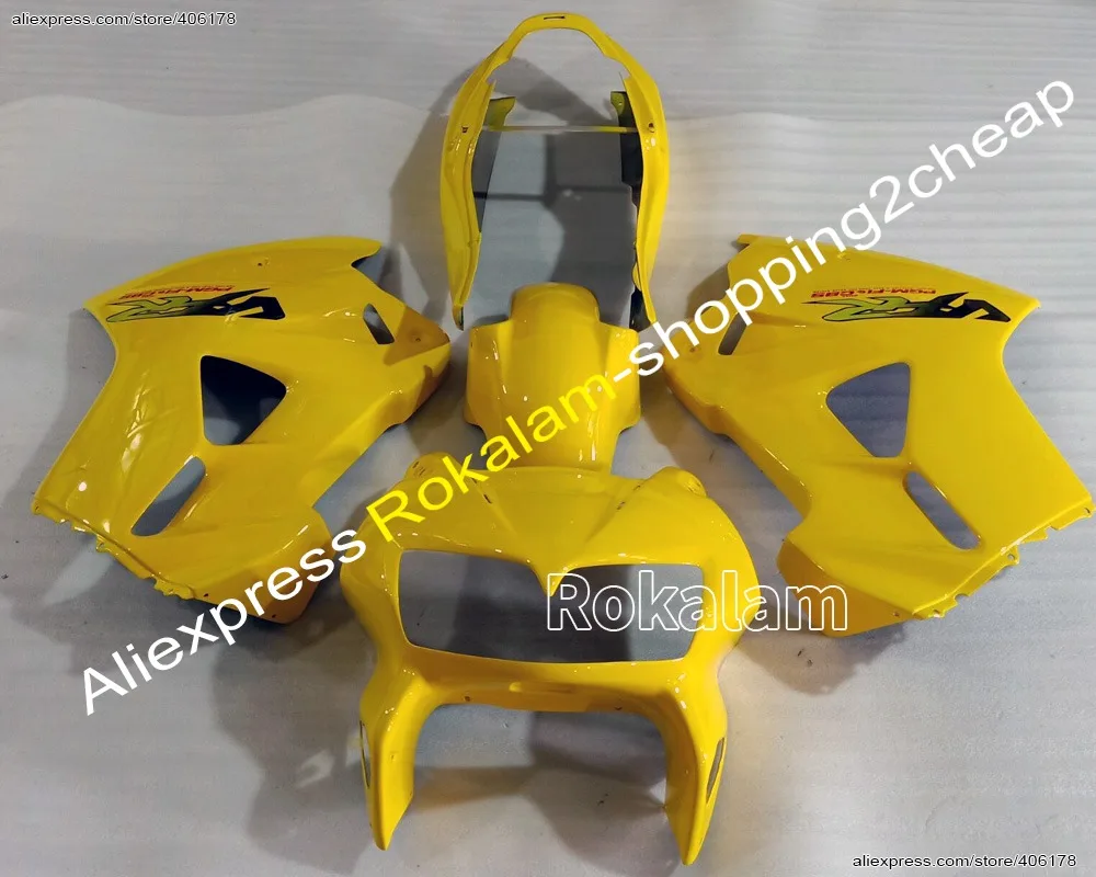 

VFR 800RR 98 99 00 01 Fairing Kit For Honda VFR800 1998 1999 2000 2001 Yellow Motorcycle Painting Fairings Set