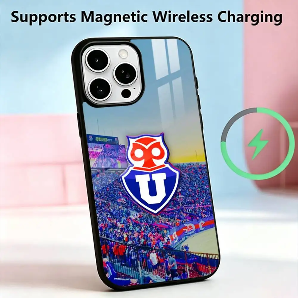 C-Chile University-Y Logo  Phone Case For iPhone17,16,15,14,13,12,11 Plus,Pro Allows magnetic wireless charging Gift