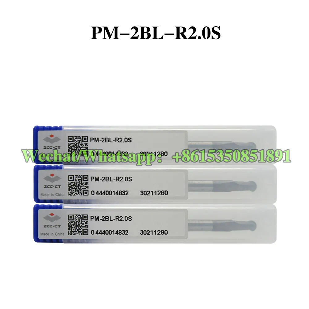 

ZCC CT PM-2BL-R1.0S PM-2BL-R1.25S PM-2BL-R2.0S KMG5532 твердосплавные концевые фрезы