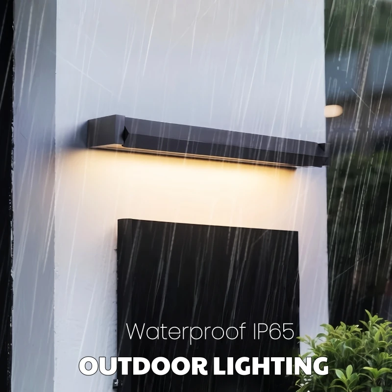 Outdoor Waterproof LED Wall Lamp 350° Angle Adjustable Street Sconce Gateway Courtyard Garden Exterior Decor Wall Lights Fxiture