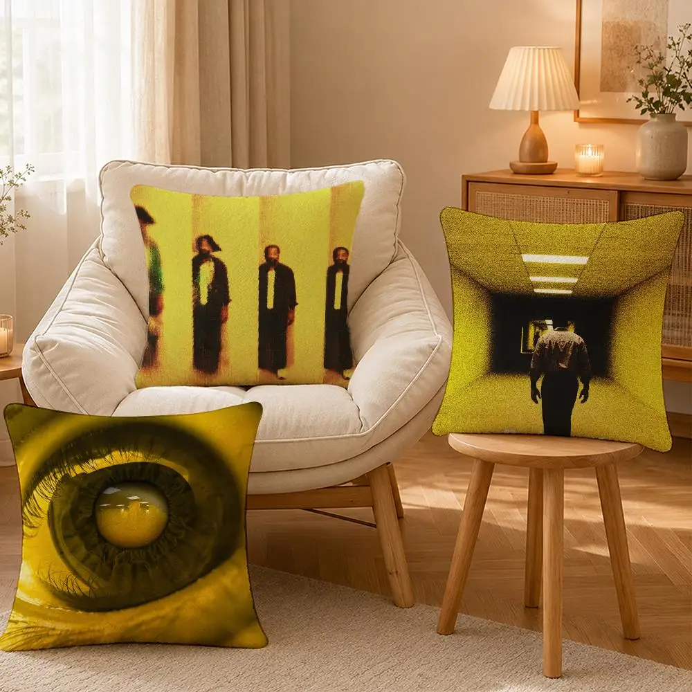 Horror Backrooms Liminal Space Cushion Cover Personalized Short Plush Cushion Cover Sofa Pillowcase Bedroom Home Decor Gift