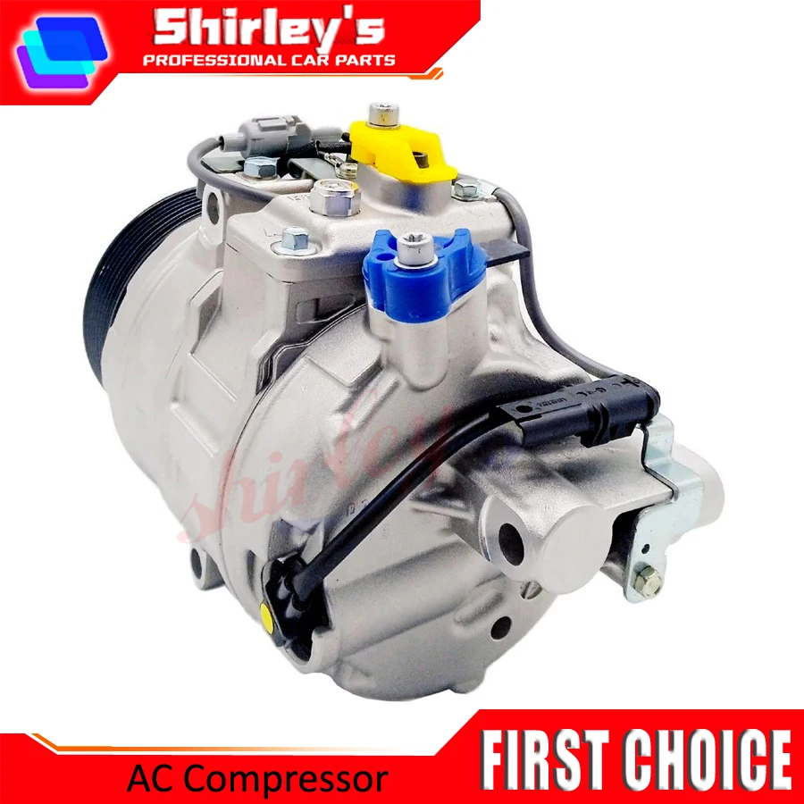 For 7SBU17C Auto AC Compressor 64529154070 64529399060 64529217868 For BMW F20 F30 F32 F07 F10 F06 F01 6 Cylinder Petrol 8PK