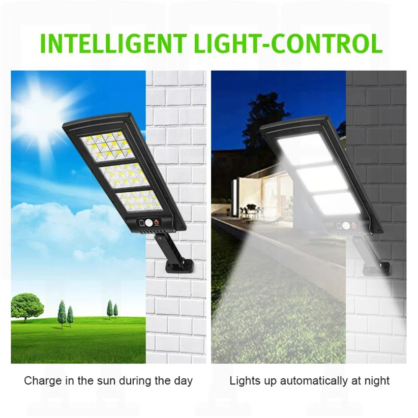 Powerful Solar Lights Outdoor 20000w Solar Light Motion Sensor Solar Lamps Waterproof for Lighting Garden Lamp Street Yard Light