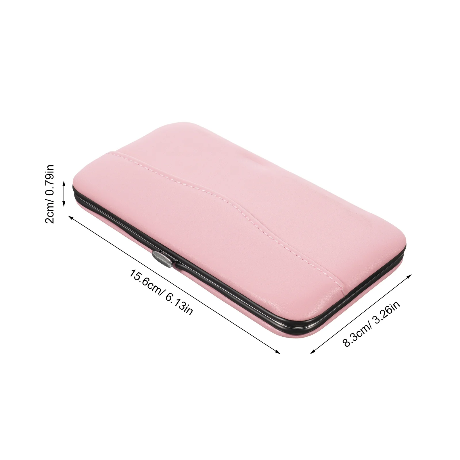 حقيبة حامل ملاقط الرموش من البولي يوريثان، حافظة تنظيم أدوات المكياج لإغلاق مستلزمات تمديد الرموش، تخزين باللون الوردي