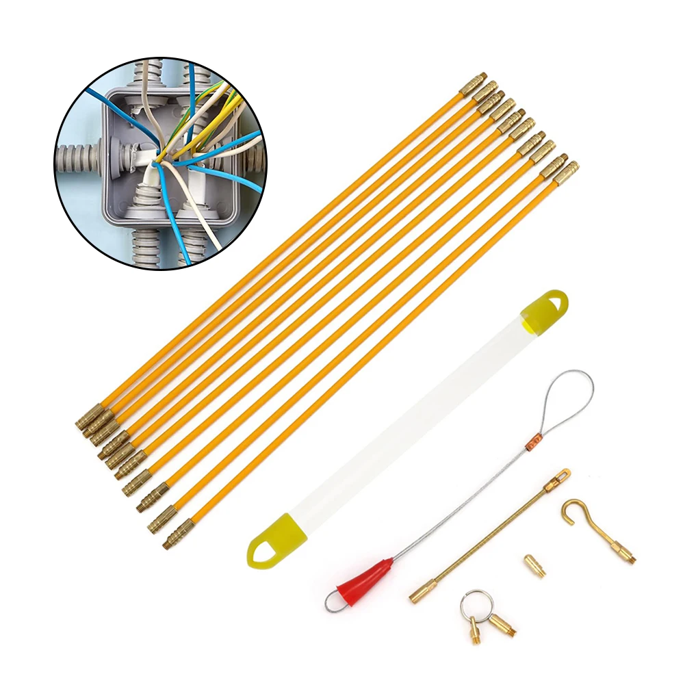 Complex Wiring Tasks Cable Puller Kit Cable Installation Tools Effective Wire Pulling Tool Set Abrasion Resistance 45cm Length