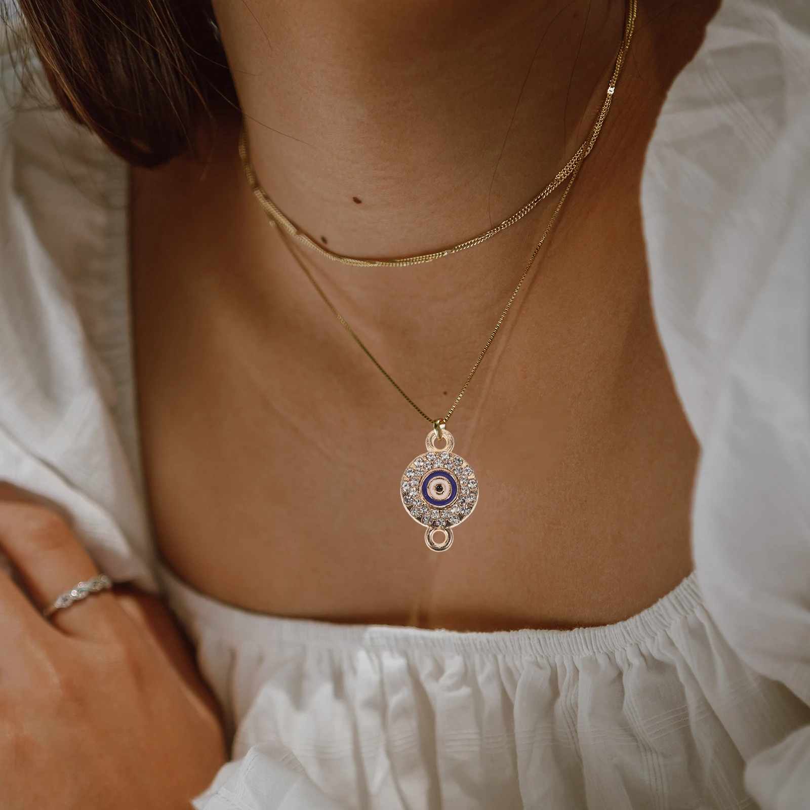 

22pcs Eye Pendant Zinc Alloy Durable DIY Jewelry Charms Evil Eye Gifts Necklace Bracelet Supplies Crafting Findings