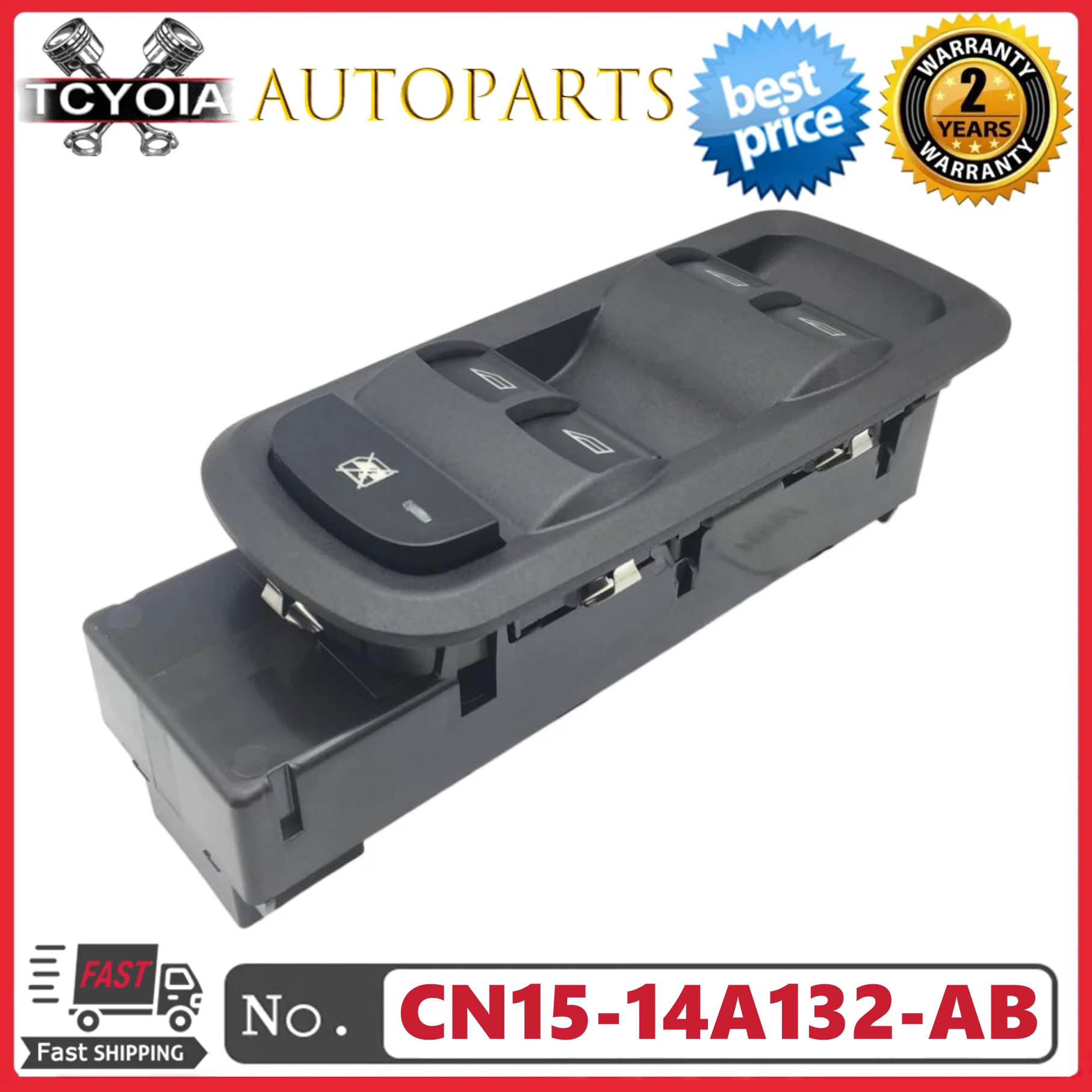 

Master Power Window Control Switch CN15-14A132-AB CN1514A132AB For 2013-2017 Ford EcoSport