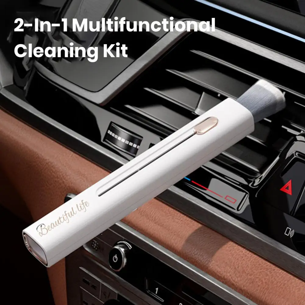 Ceiling Fan Brush Ergonomic Car Cleaning Brush Remove Dust Debris Keep Vents Dashboards Clean Tidy Soft Brush for Car Interiors